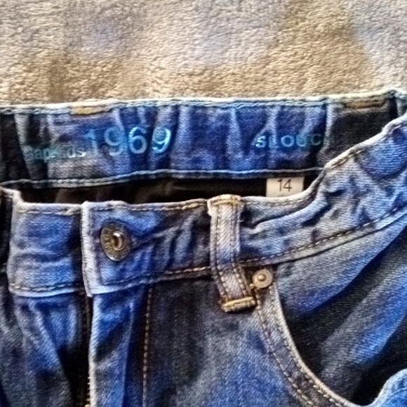 GAP 1969 SLOUCH LINED JEANS SIZE 14 - Picture 4 of 8